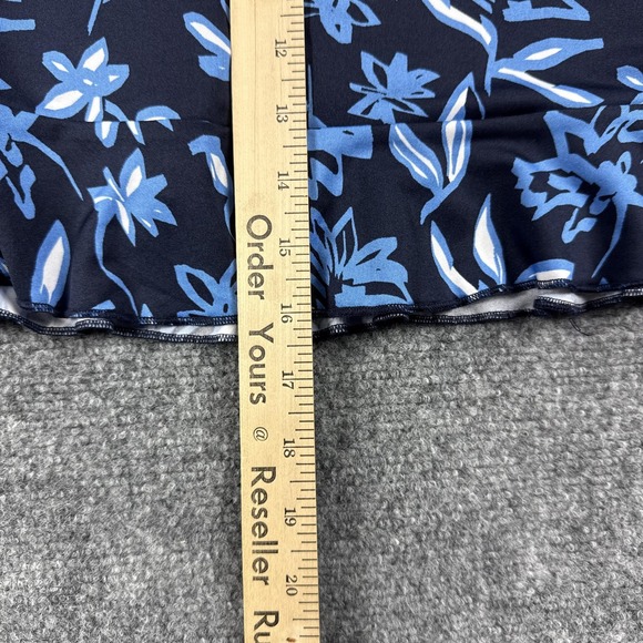Golftini Skort Womens Small Blue Floral Move It Long Ruffle Golf UPF 30 Athletic - Picture 5 of 6